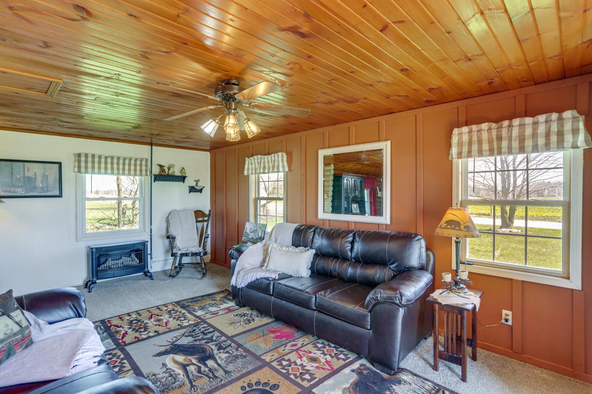 Quiet Shiloh Retreat With Spacious Yard And Fireplace! Zewnętrze zdjęcie